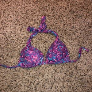Paisley bikini top